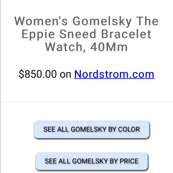 Shinola Gomelsky Silver & sparkle blue face watch main image 7